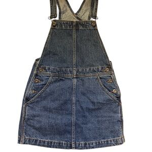 Free People Denim Overall Dress